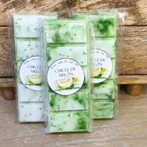 Tableta de cera artesanal – Chicle de Melón