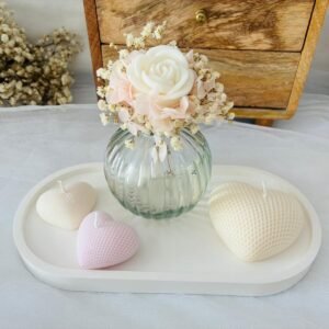 PACK BANDEJA CORAZONES Y JARRON