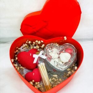 Pack San Valentín – Caja corazón roja Love You