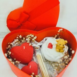 Pack Corazón Caja Roja “Bloom Love”